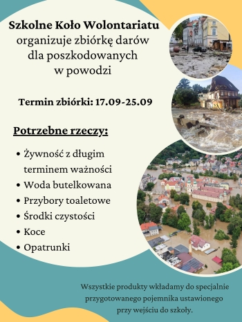 plakat powódź