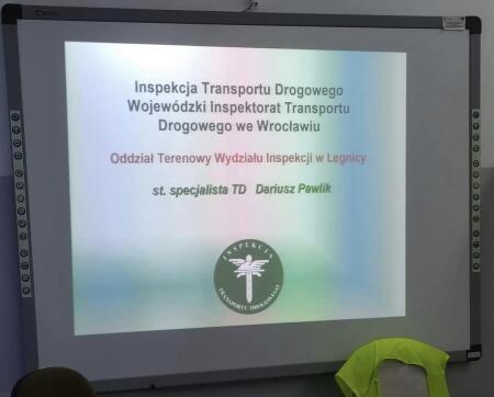 SPOTKANIE Z INSPEKCJĄ TRANSPORTU DROGOWEGO