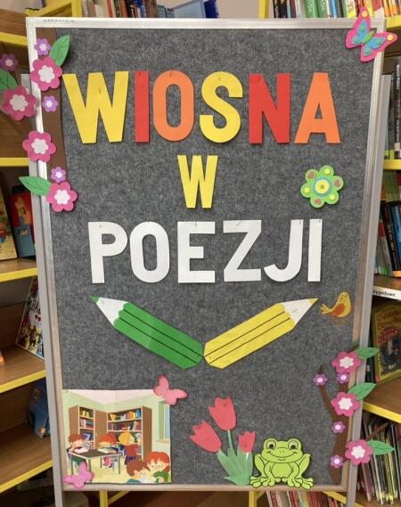 KONKURS RECYTATORSKI ''WIOSNA W POEZJI'' DLA KL. 1-3