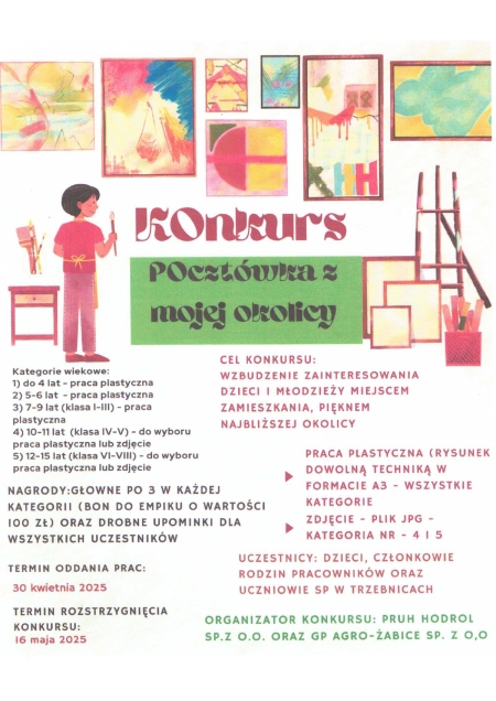 Konkurs ''Pocztówka z mojej okolicy''