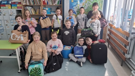 Dzień bez plecaka-Akcja Samorządu Uczniowskiego