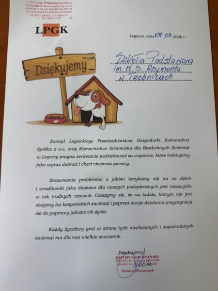 ''Podaj dalej dobro” – pomagamy zwierzętom w schronisku! 
